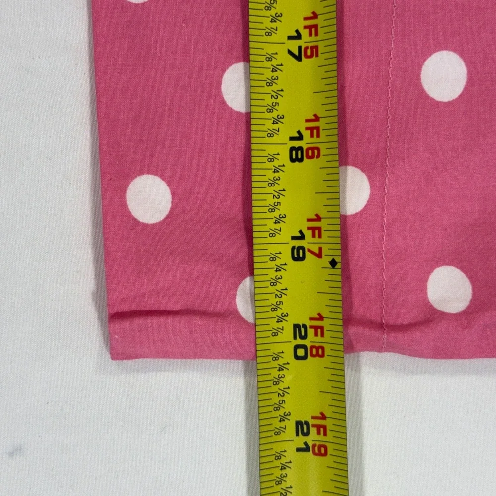 PBteen Pink Polka Dot Pillowcase Standard 100% Cotton Made in USA Vintage 2006